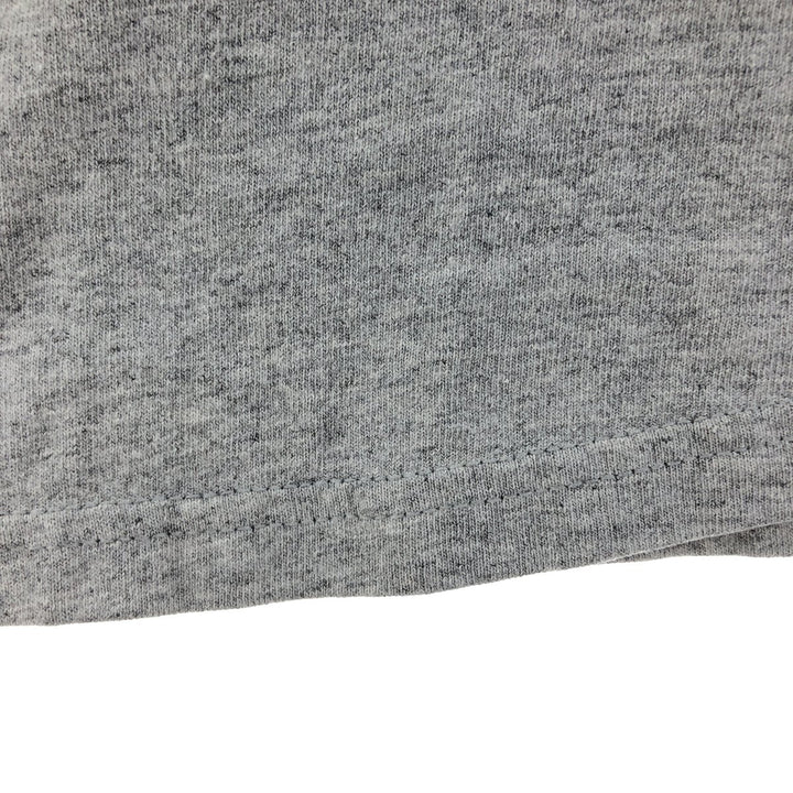 00'S Nike logo embroidered one-point logo T-shirt, men's size L cotton gray type Vintage Second Hand