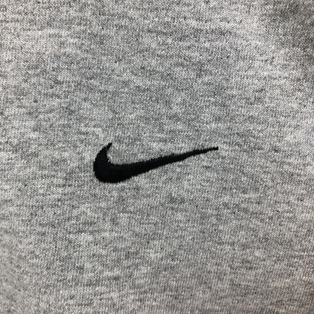 00'S Nike logo embroidered one-point logo T-shirt, men's size L cotton gray type Vintage Second Hand
