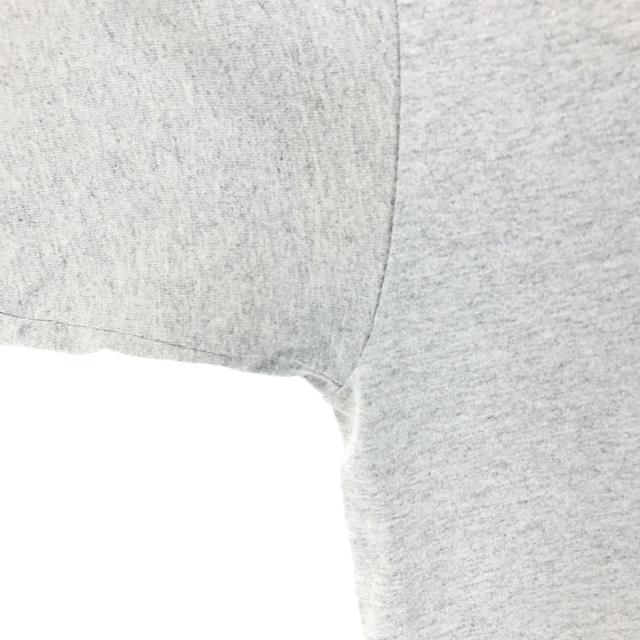 00'S Nike logo embroidered one-point logo T-shirt, men's size L cotton gray type Vintage Second Hand