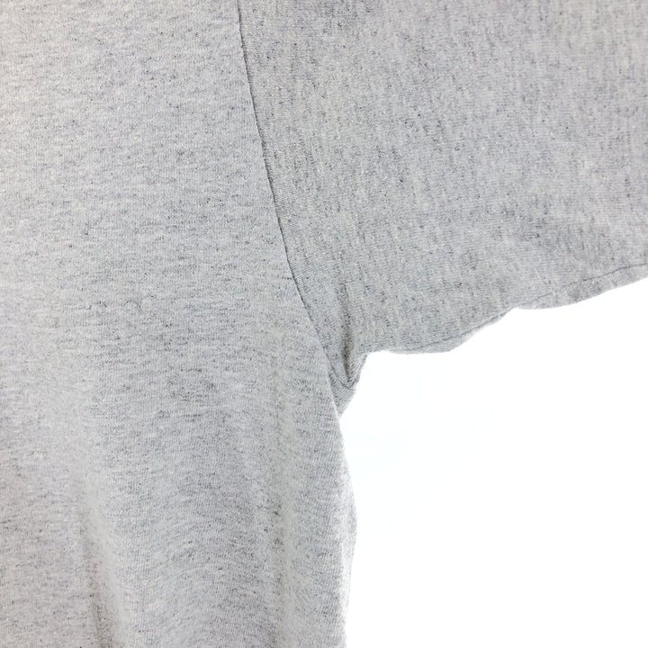 00'S Nike logo embroidered one-point logo T-shirt, men's size L cotton gray type Vintage Second Hand