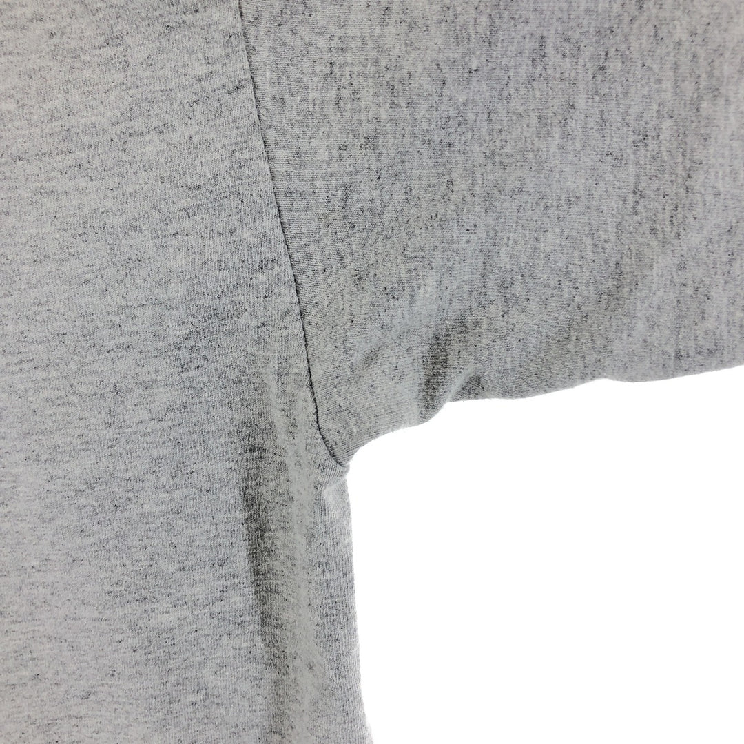 00'S Nike logo embroidered one-point logo T-shirt, men's size L cotton gray type Vintage Second Hand