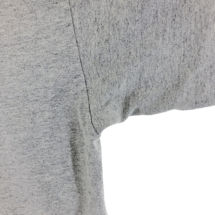 00'S Nike logo embroidered one-point logo T-shirt, men's size L cotton gray type Vintage Second Hand