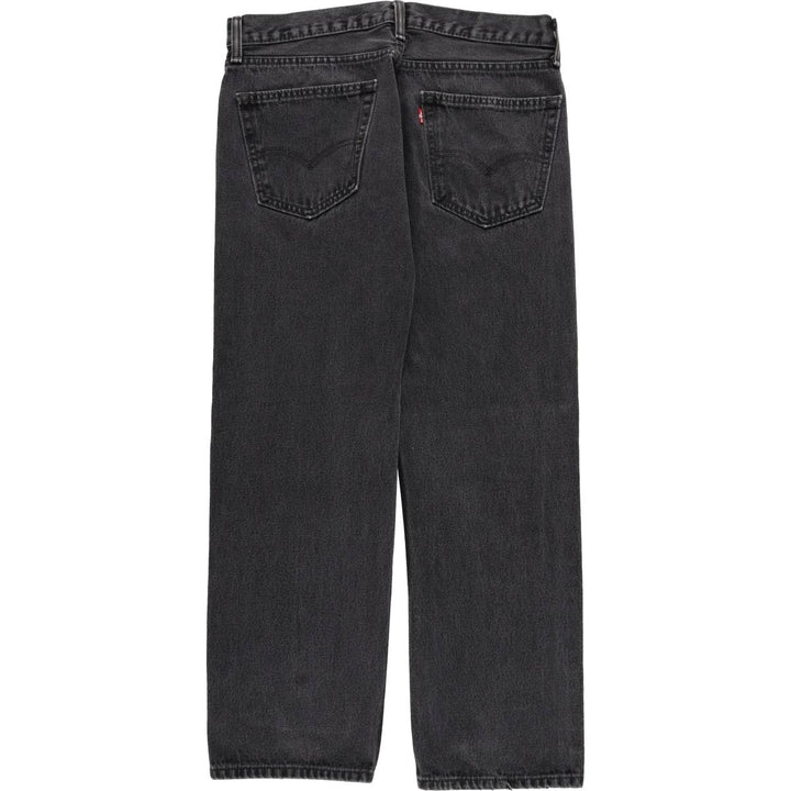 Levi's 505 Black Denim Tapered Denim Pants for Men, W34 equivalent unclear black type Vintage Second Hand