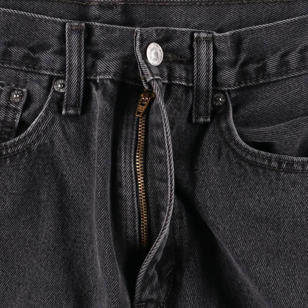 Levi's 505 Black Denim Tapered Denim Pants for Men, W34 equivalent unclear black type Vintage Second Hand