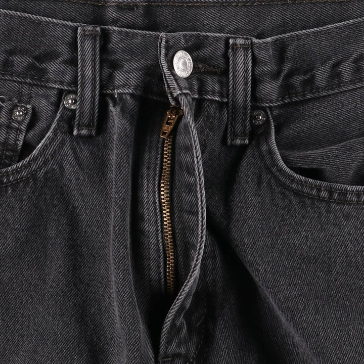 Levi's 505 Black Denim Tapered Denim Pants for Men, W34 equivalent unclear black type Vintage Second Hand