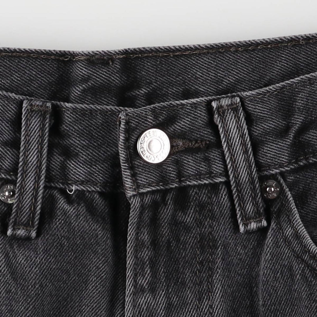 Levi's 505 Black Denim Tapered Denim Pants for Men, W34 equivalent unclear black type Vintage Second Hand
