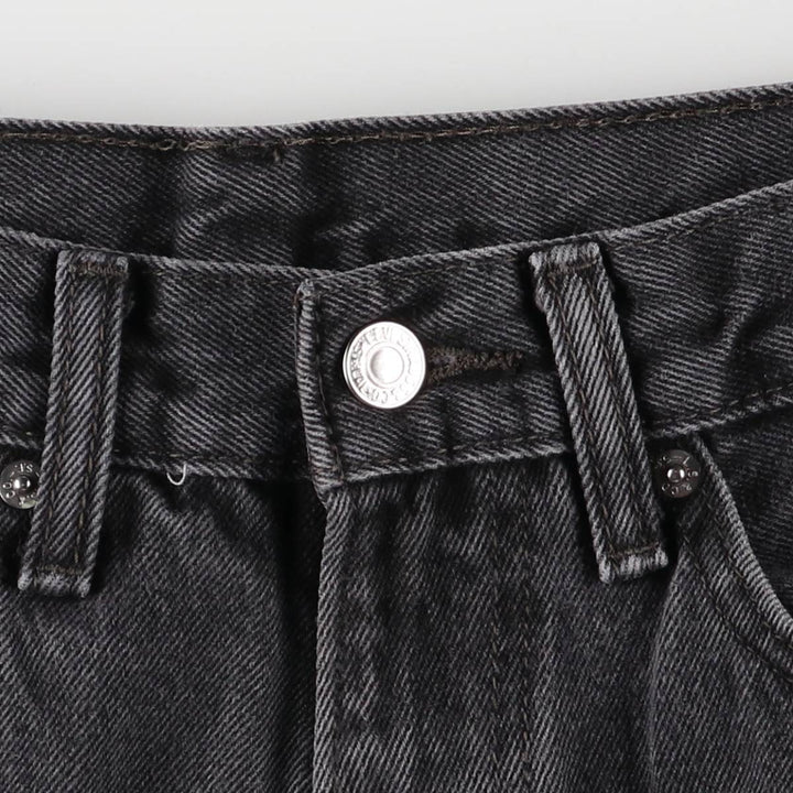 Levi's 505 Black Denim Tapered Denim Pants for Men, W34 equivalent unclear black type Vintage Second Hand