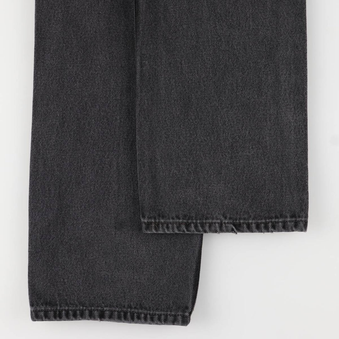 Levi's 505 Black Denim Tapered Denim Pants for Men, W34 equivalent unclear black type Vintage Second Hand