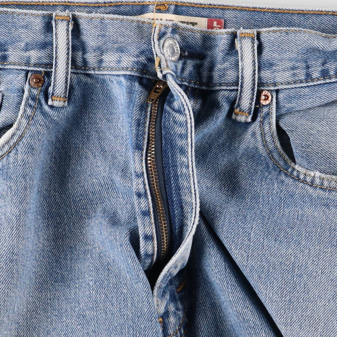Levi's 505 STRAIGHT FIT tapered denim pants for men, size w37 cotton blue type Vintage Second Hand