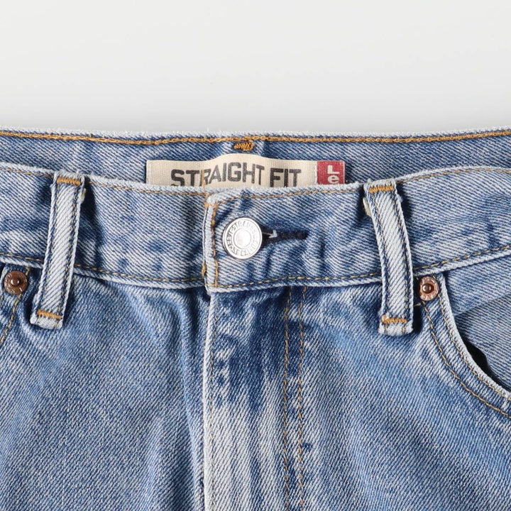 Levi's 505 STRAIGHT FIT tapered denim pants for men, size w37 cotton blue type Vintage Second Hand