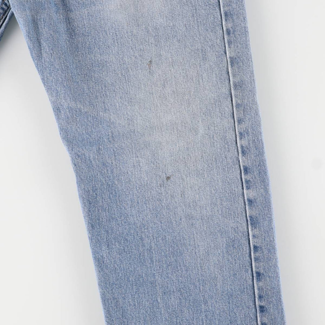 Levi's 505 STRAIGHT FIT tapered denim pants for men, size w37 cotton blue type Vintage Second Hand