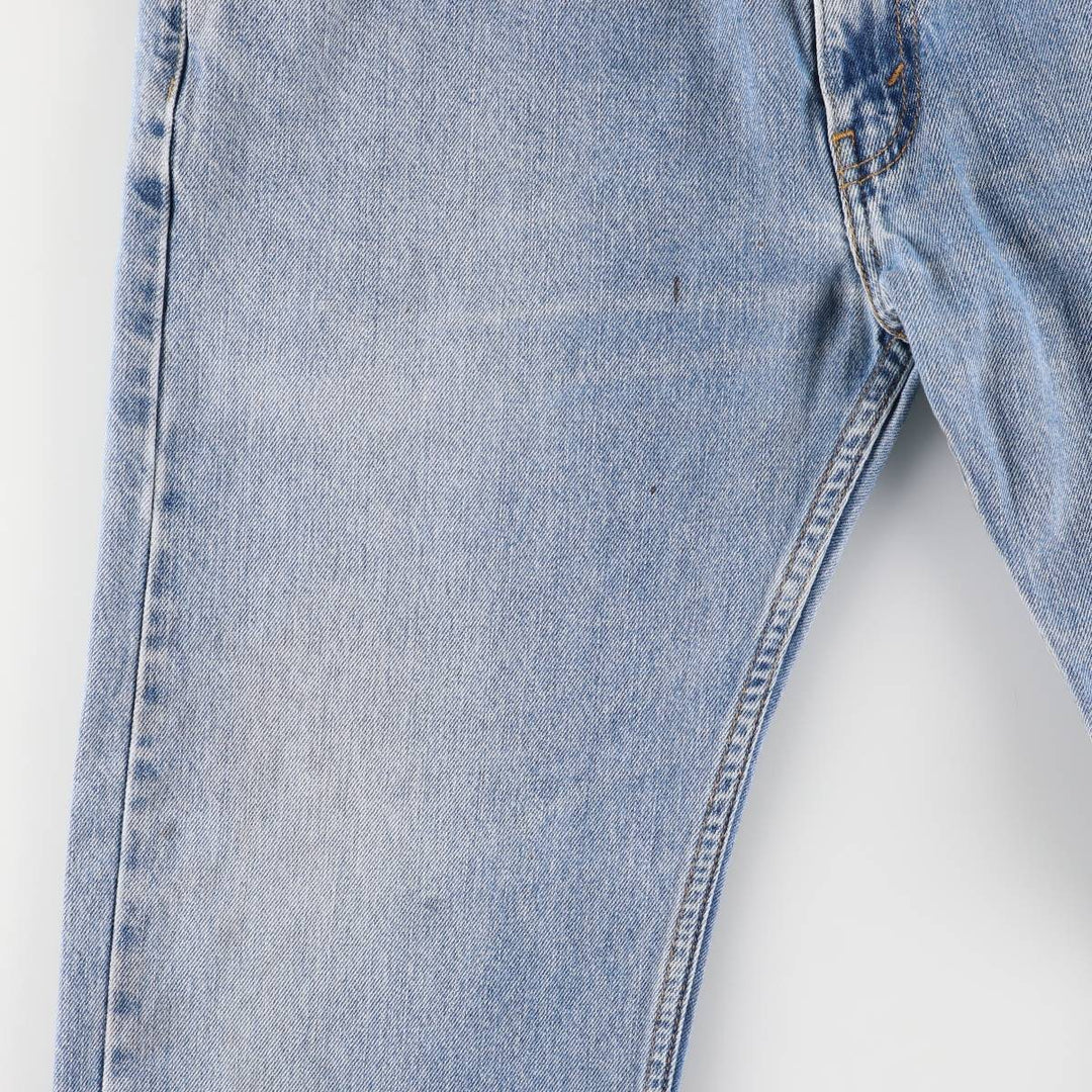 Levi's 505 STRAIGHT FIT tapered denim pants for men, size w37 cotton blue type Vintage Second Hand
