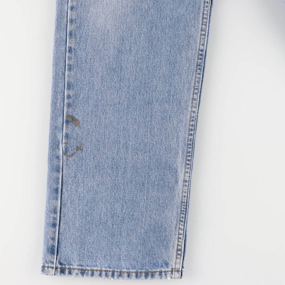 Levi's 505 STRAIGHT FIT tapered denim pants for men, size w37 cotton blue type Vintage Second Hand
