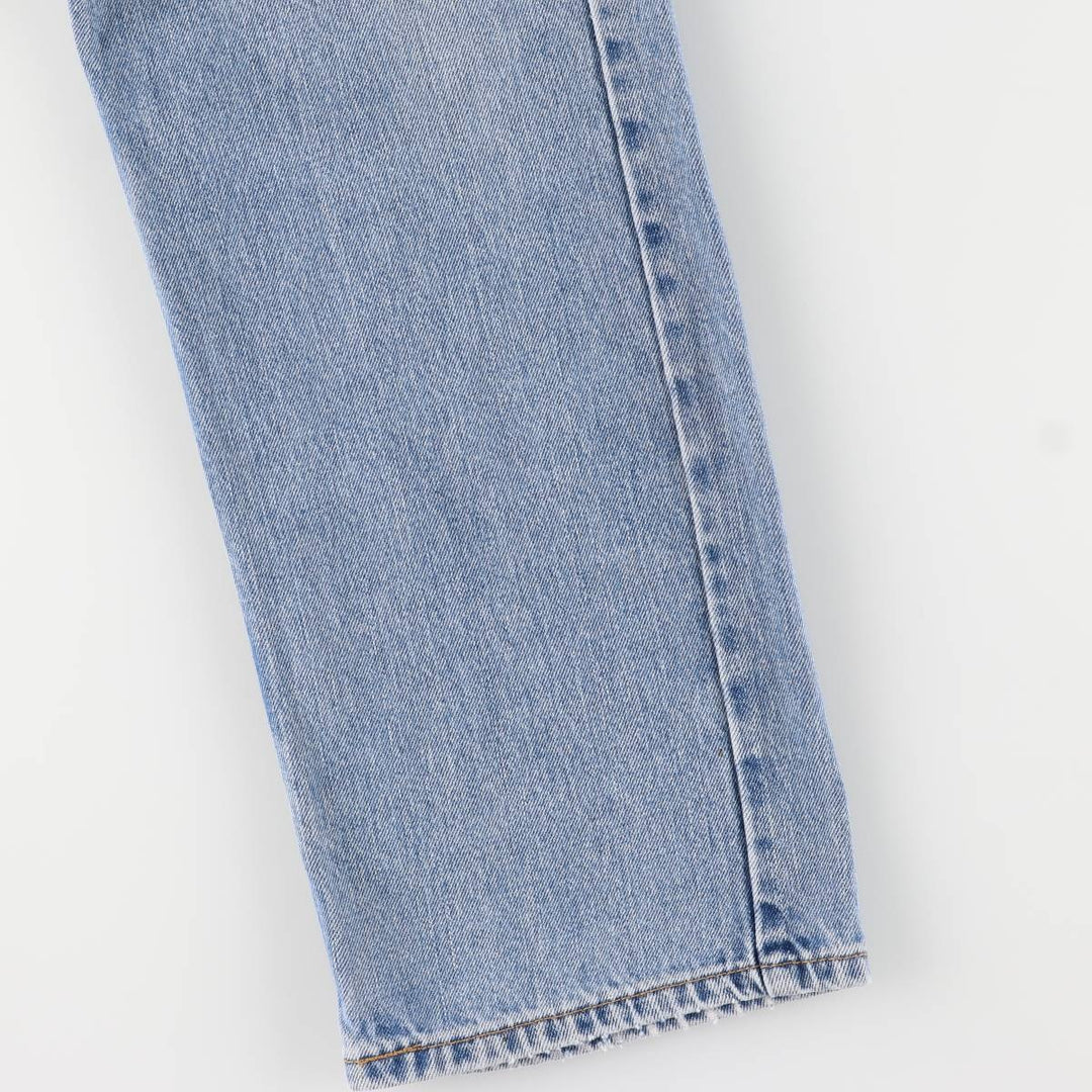 Levi's 505 STRAIGHT FIT tapered denim pants for men, size w37 cotton blue type Vintage Second Hand