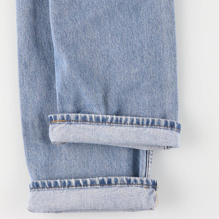 Levi's 505 STRAIGHT FIT tapered denim pants for men, size w37 cotton blue type Vintage Second Hand