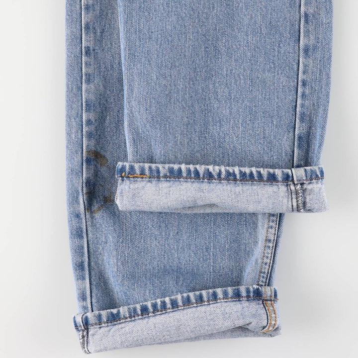 Levi's 505 STRAIGHT FIT tapered denim pants for men, size w37 cotton blue type Vintage Second Hand