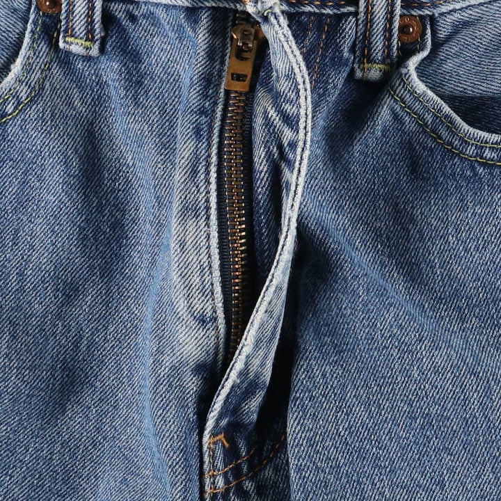 Levi's 505 tapered denim pants for men, size W33 cotton blue type Vintage Second Hand