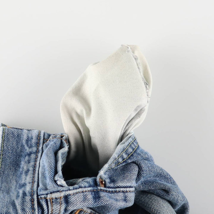 Levi's 505 tapered denim pants for men, size W33 cotton blue type Vintage Second Hand
