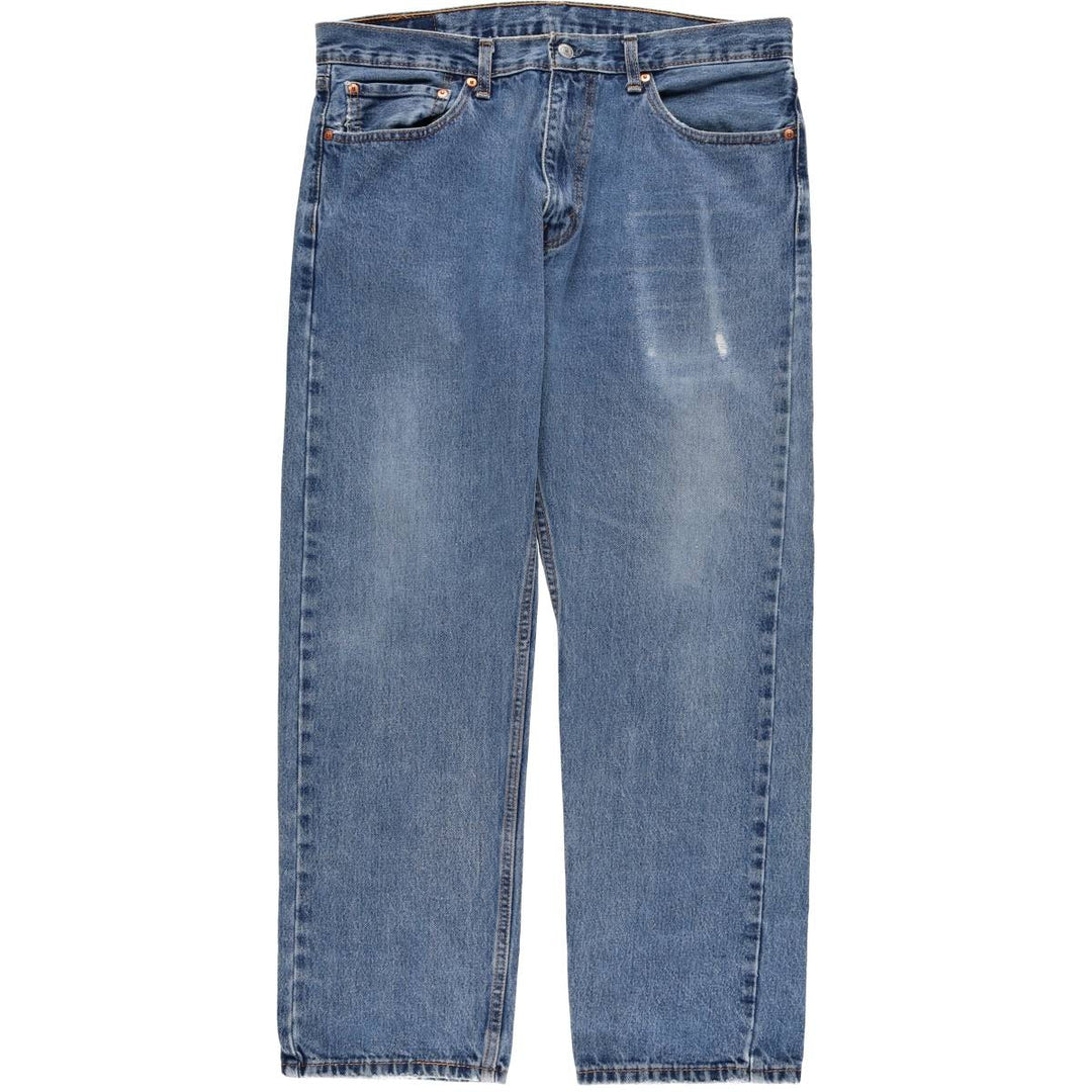 Levi's 505 tapered denim pants for men, size w37 unclear blue type Vintage Second Hand