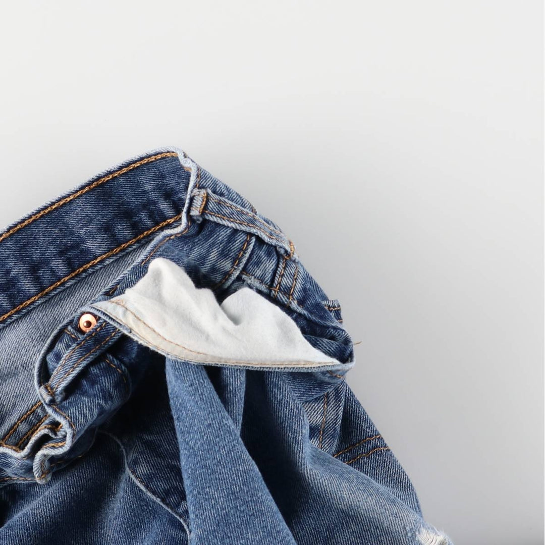 Levi's 505 tapered denim pants for men, size w37 unclear blue type Vintage Second Hand