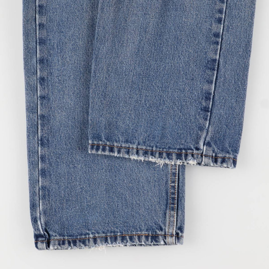 Levi's 505 tapered denim pants for men, size w37 unclear blue type Vintage Second Hand