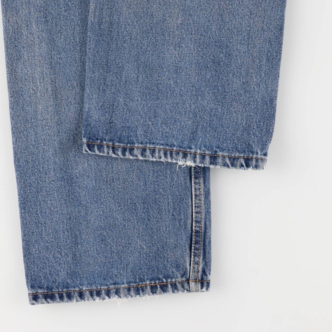 Levi's 505 tapered denim pants for men, size w37 unclear blue type Vintage Second Hand