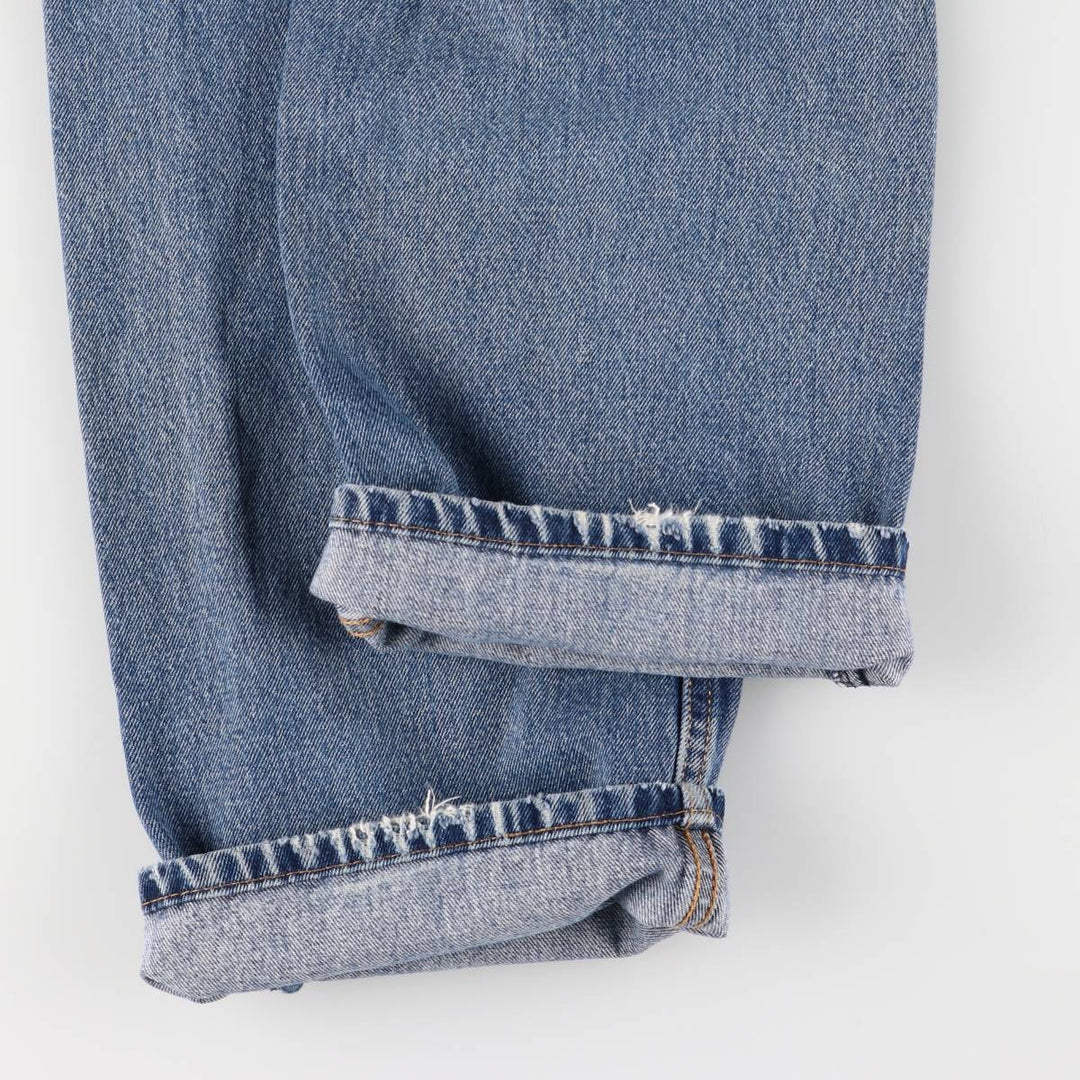 Levi's 505 tapered denim pants for men, size w37 unclear blue type Vintage Second Hand