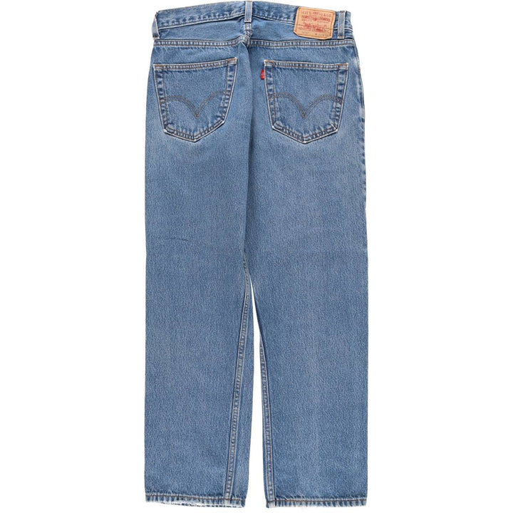 Levi's 505 REGULAR FIT tapered denim pants for men, size w32 cotton blue type Vintage Second Hand