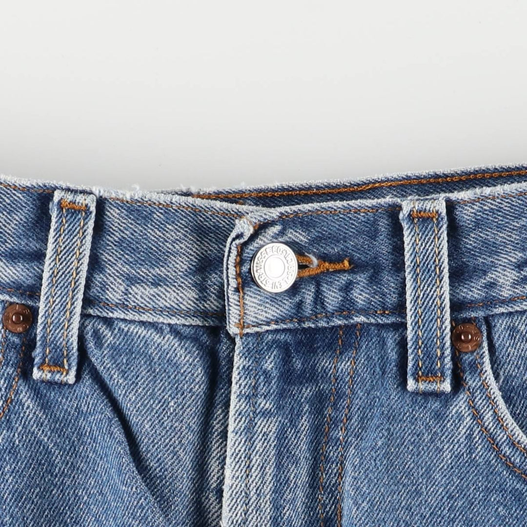 Levi's 505 REGULAR FIT tapered denim pants for men, size w32 cotton blue type Vintage Second Hand