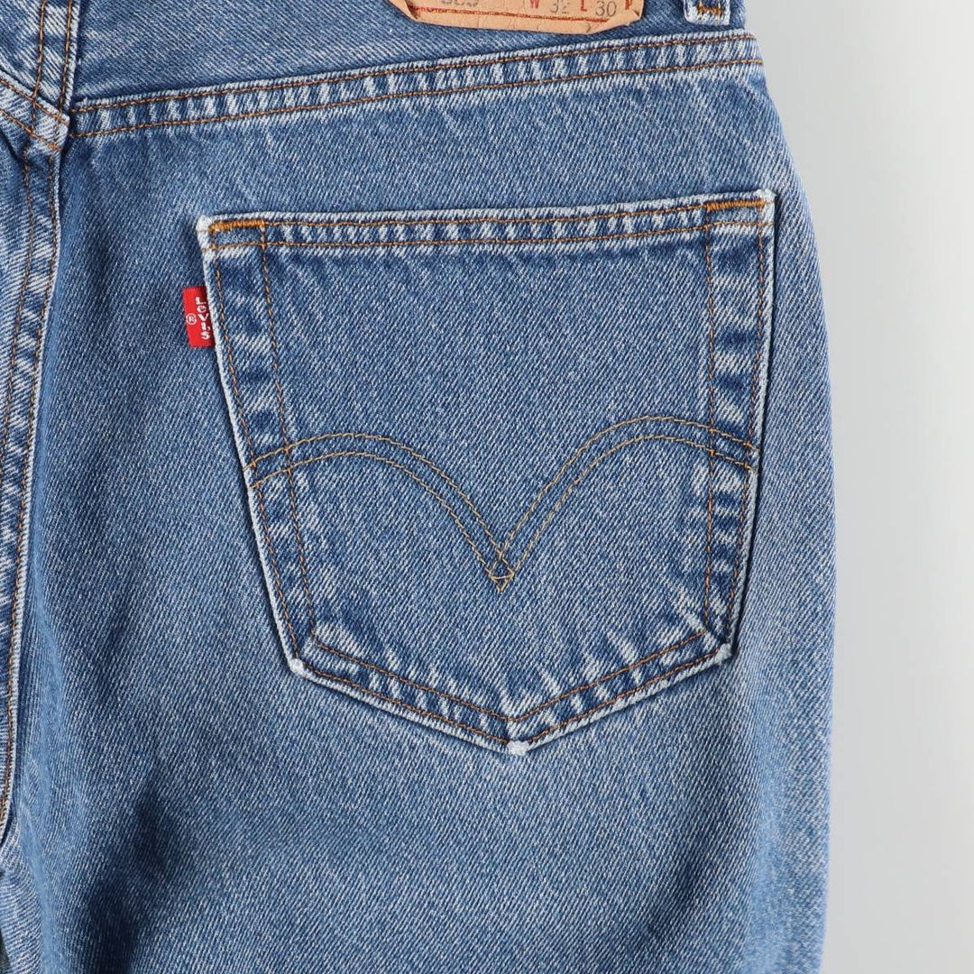 Levi's 505 REGULAR FIT tapered denim pants for men, size w32 cotton blue type Vintage Second Hand