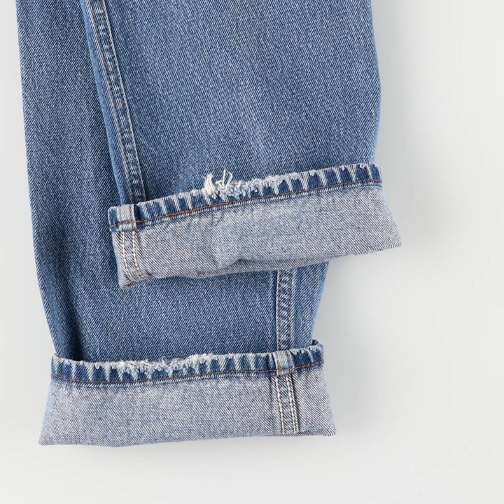 Levi's 505 REGULAR FIT tapered denim pants for men, size w32 cotton blue type Vintage Second Hand