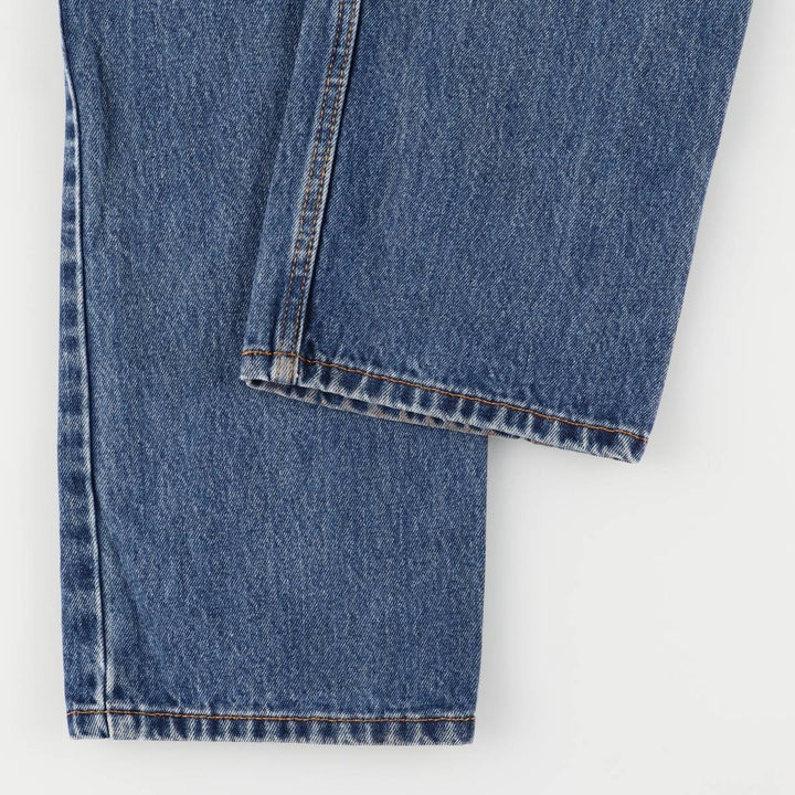 Levi's 505 tapered denim pants for men, size W33 cotton blue type Vintage Second Hand