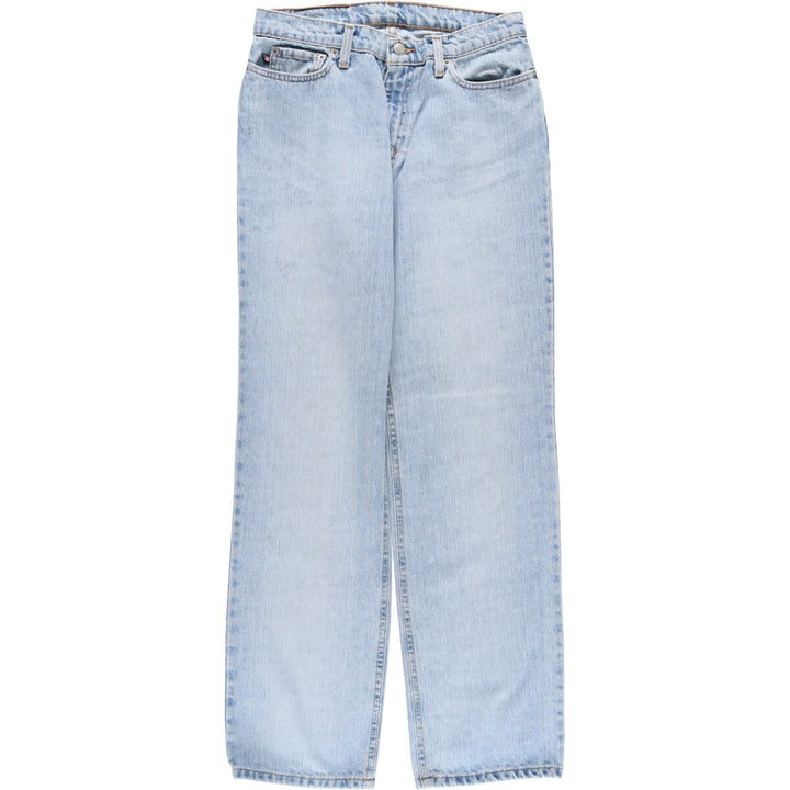 Ralph Lauren POLO JEANS COMPANY SATURDAY JEAN Straight denim pants for women, size L (w30) cotton Blue type light blue Vintage Second Hand