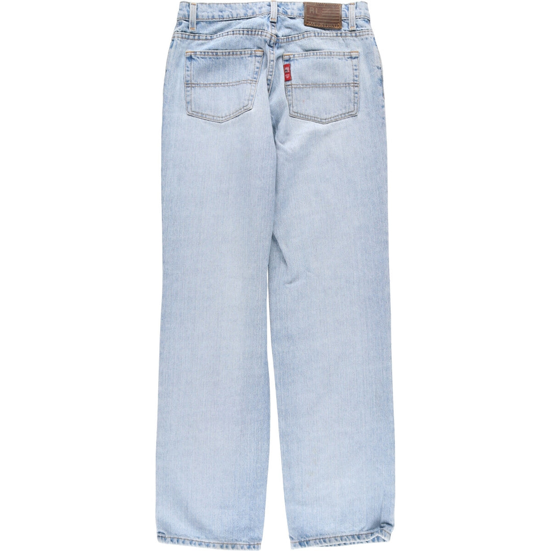 Ralph Lauren POLO JEANS COMPANY SATURDAY JEAN Straight denim pants for women, size L (w30) cotton Blue type light blue Vintage Second Hand