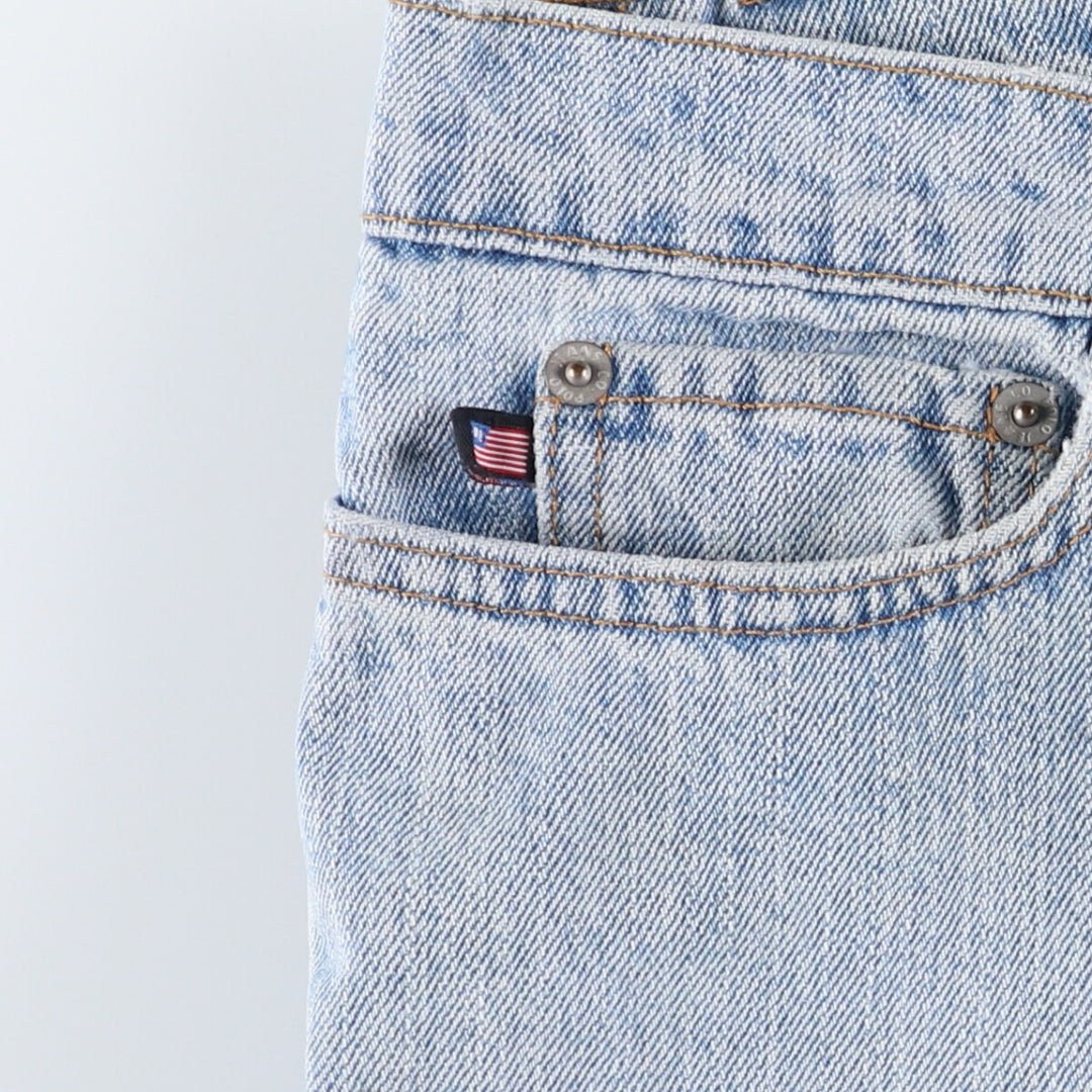 Ralph Lauren POLO JEANS COMPANY SATURDAY JEAN Straight denim pants for women, size L (w30) cotton Blue type light blue Vintage Second Hand