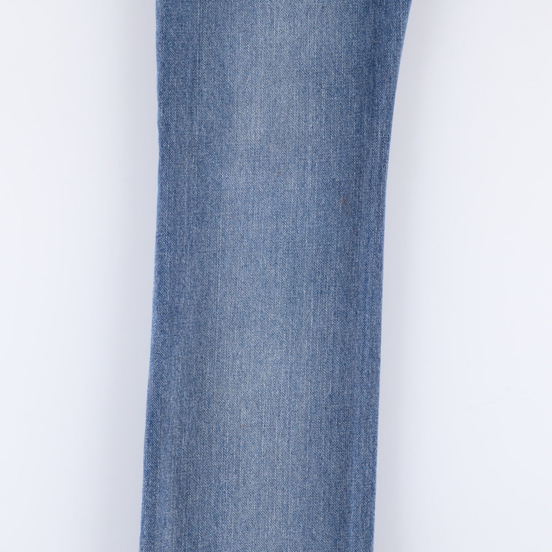 Ralph Lauren POLO JEANS COMPANY BOOTCUT JEAN Flared cut denim pants Women's L (w29) equivalent cotton blue type Vintage Second Hand