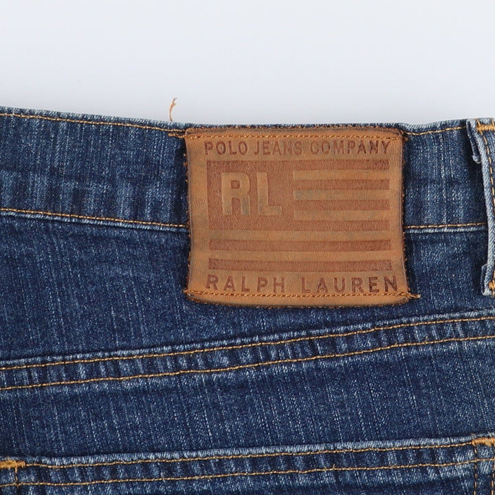 Ralph Lauren POLO JEANS COMPANY BOOTCUT Bootcut denim pants Women's XL (w31) Vintage cotton blue type Vintage Second Hand