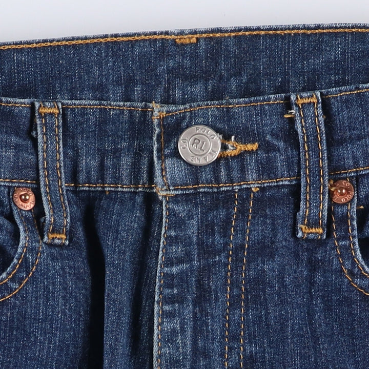 Ralph Lauren POLO JEANS COMPANY BOOTCUT Bootcut denim pants Women's XL (w31) Vintage cotton blue type Vintage Second Hand