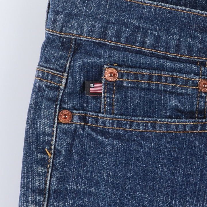 Ralph Lauren POLO JEANS COMPANY BOOTCUT Bootcut denim pants Women's XL (w31) Vintage cotton blue type Vintage Second Hand