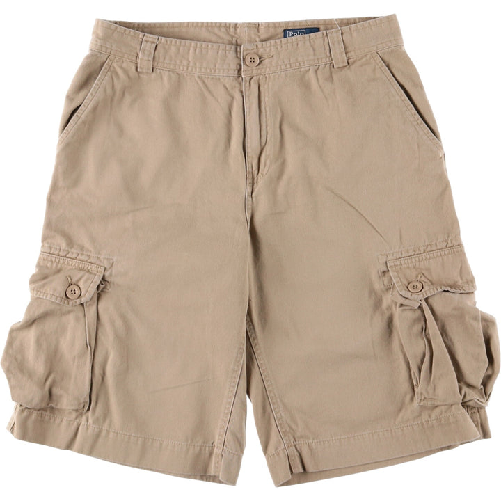 Ralph Lauren POLO by Ralph Lauren Chino Shorts, Cargo Pants, Men's, W31 equivalent cotton Beige type Vintage Second Hand
