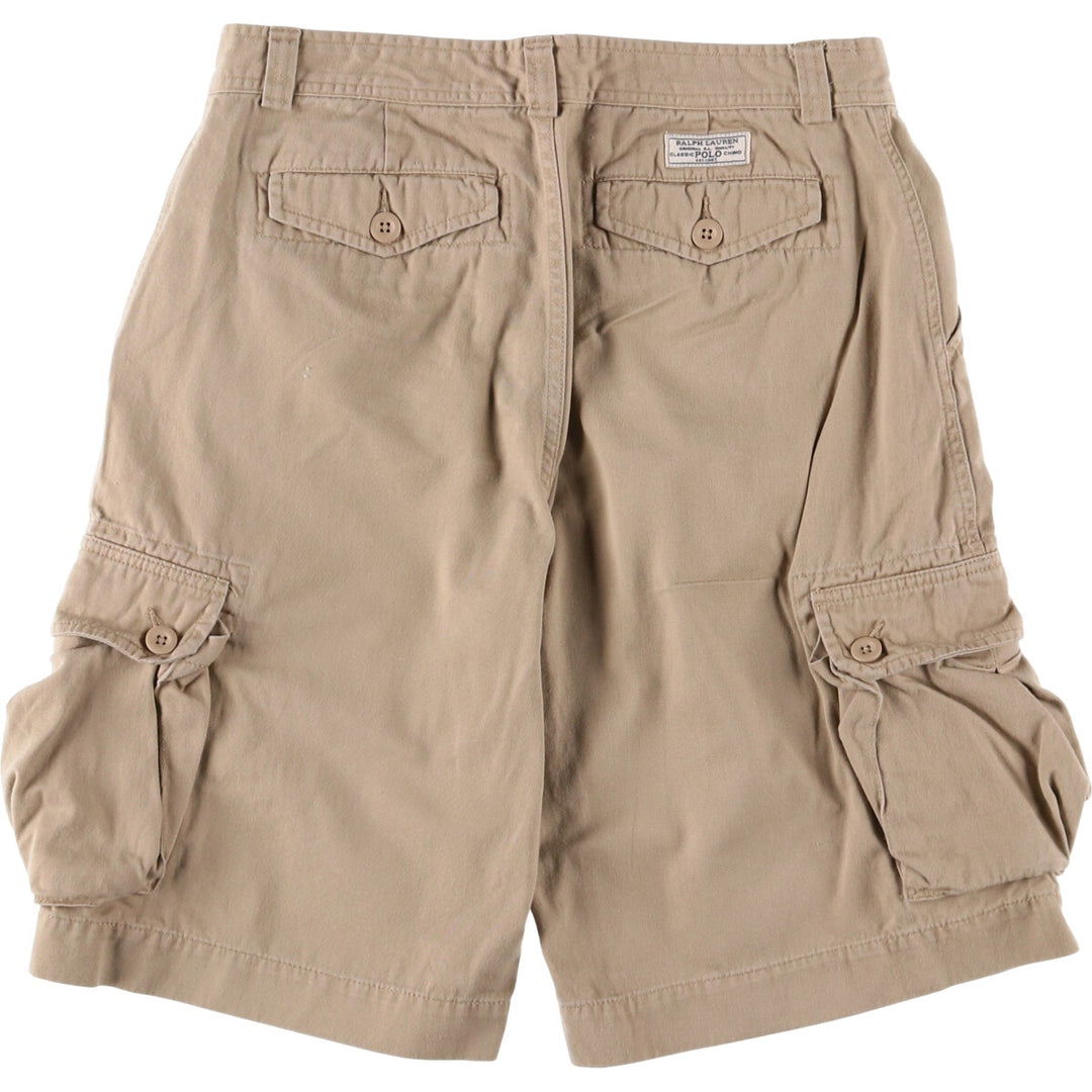 Ralph Lauren POLO by Ralph Lauren Chino Shorts, Cargo Pants, Men's, W31 equivalent cotton Beige type Vintage Second Hand