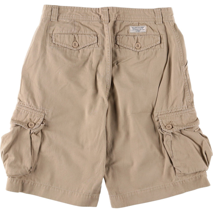 Ralph Lauren POLO by Ralph Lauren Chino Shorts, Cargo Pants, Men's, W31 equivalent cotton Beige type Vintage Second Hand