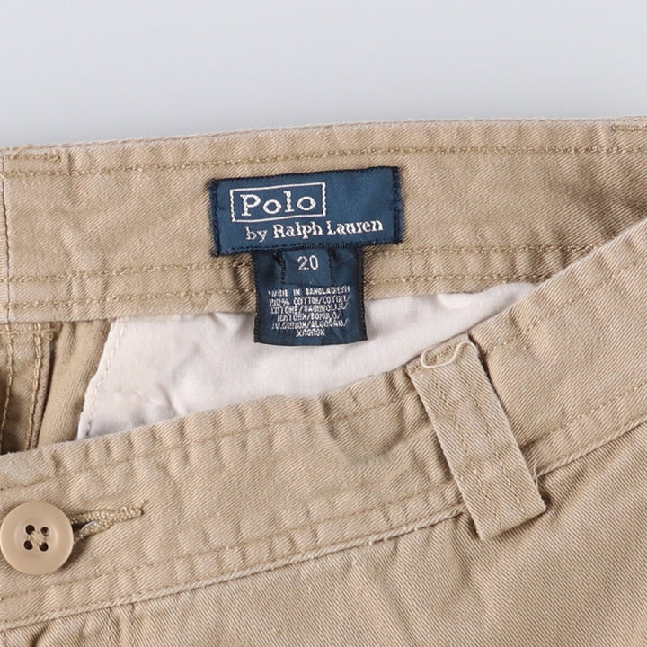 Ralph Lauren POLO by Ralph Lauren Chino Shorts, Cargo Pants, Men's, W31 equivalent cotton Beige type Vintage Second Hand