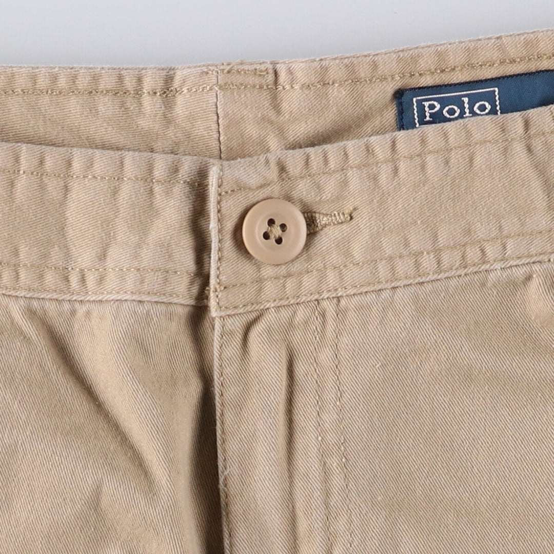 Ralph Lauren POLO by Ralph Lauren Chino Shorts, Cargo Pants, Men's, W31 equivalent cotton Beige type Vintage Second Hand