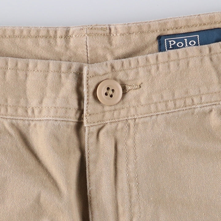 Ralph Lauren POLO by Ralph Lauren Chino Shorts, Cargo Pants, Men's, W31 equivalent cotton Beige type Vintage Second Hand