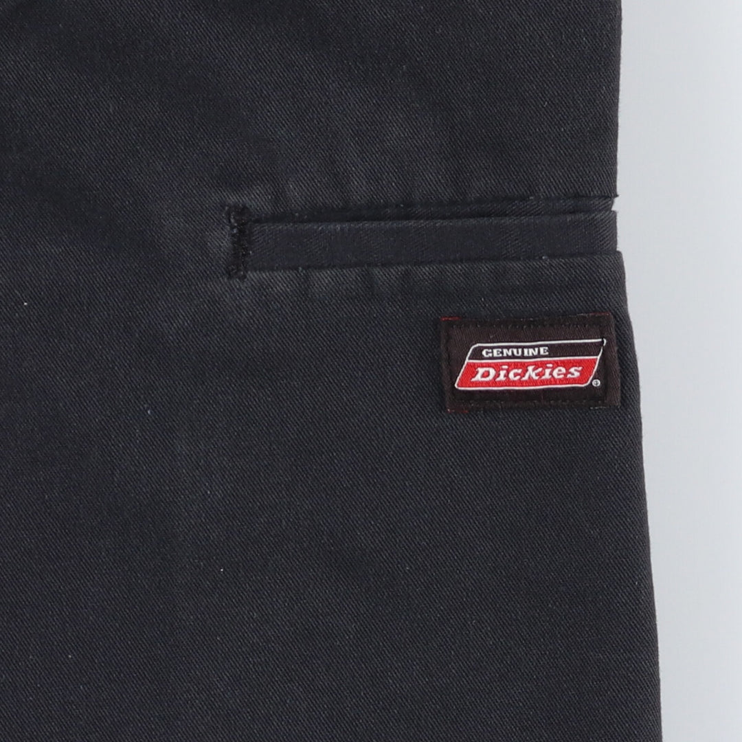 00s~ Dickies work shorts, half pants, men's size W34 cotton black type Vintage Second Hand