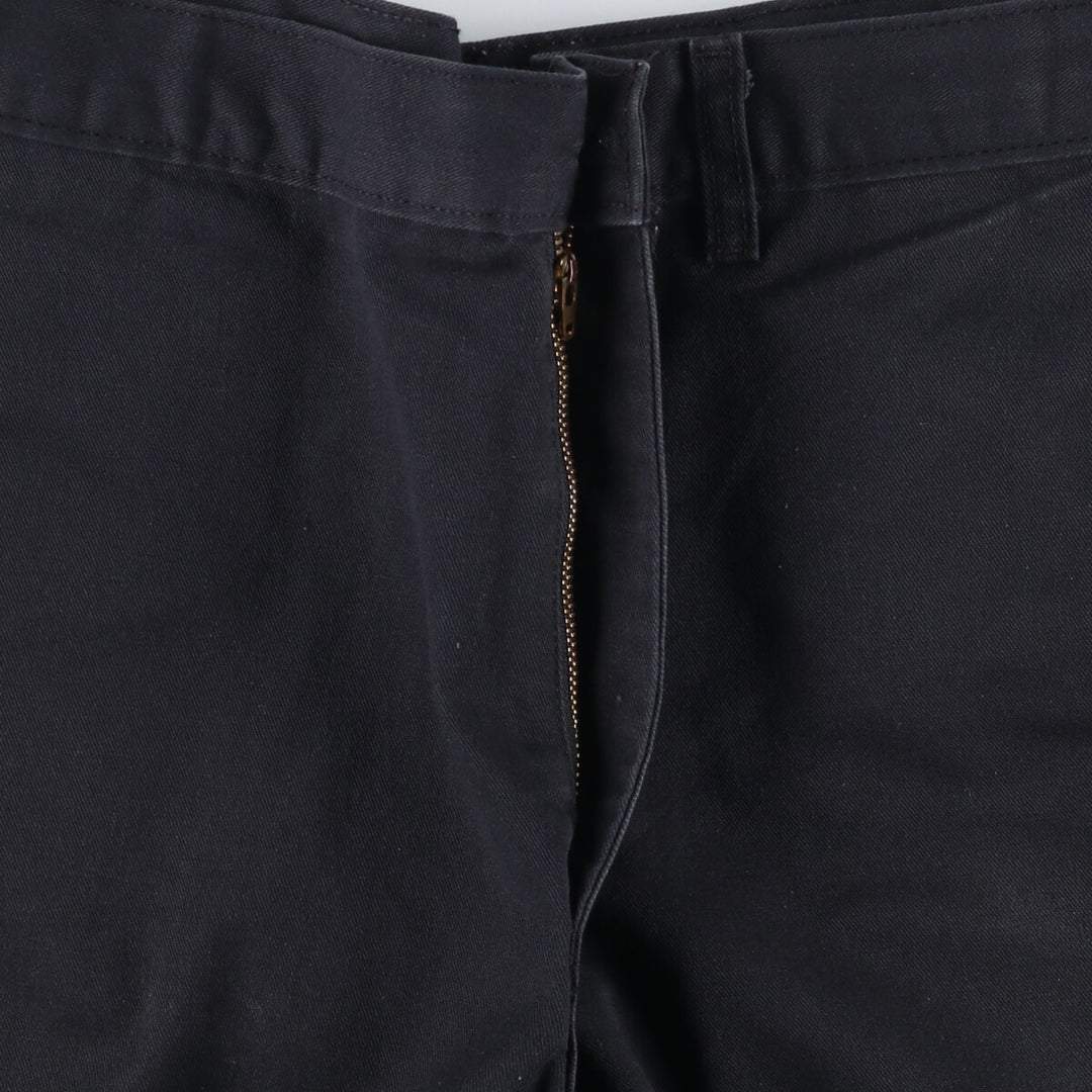 00s~ Dickies work shorts, half pants, men's size W34 cotton black type Vintage Second Hand