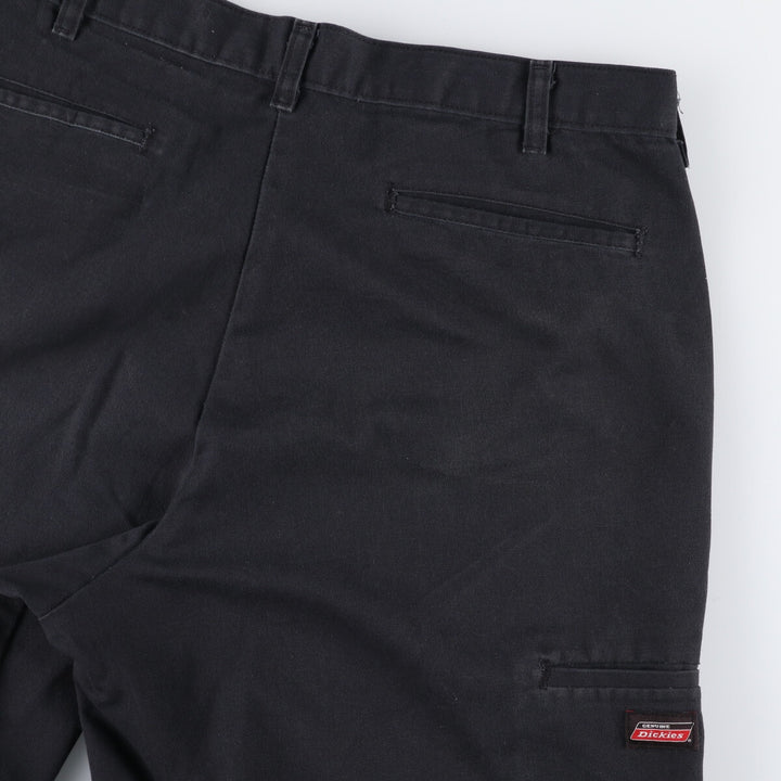 00s~ Dickies work shorts, half pants, men's size W34 cotton black type Vintage Second Hand