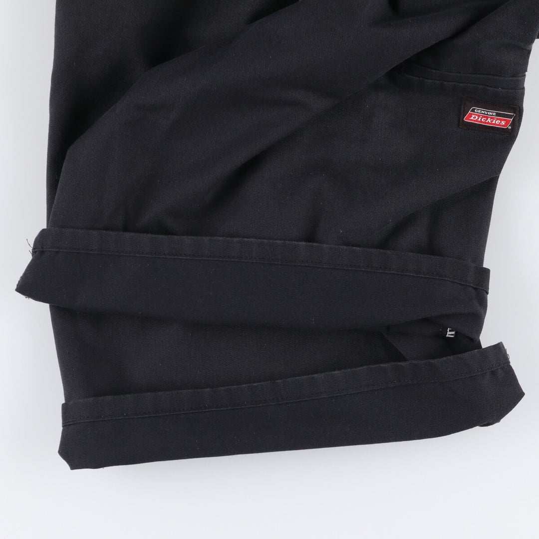 00s~ Dickies work shorts, half pants, men's size W34 cotton black type Vintage Second Hand