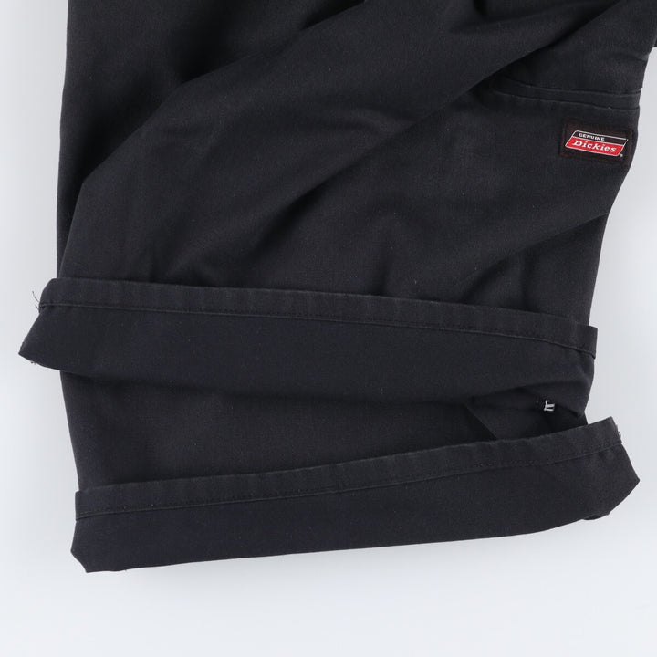 00s~ Dickies work shorts, half pants, men's size W34 cotton black type Vintage Second Hand